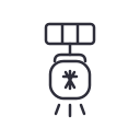 Solar light icon 128