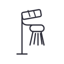 Solar streetlight icon 128